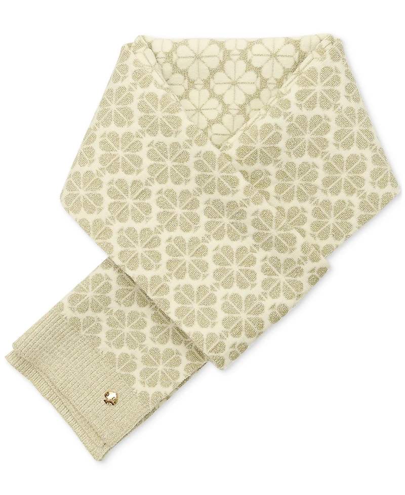 kate spade new york Spade Flower Tonal Scarf