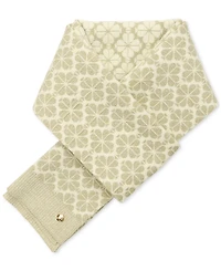kate spade new york Spade Flower Tonal Scarf