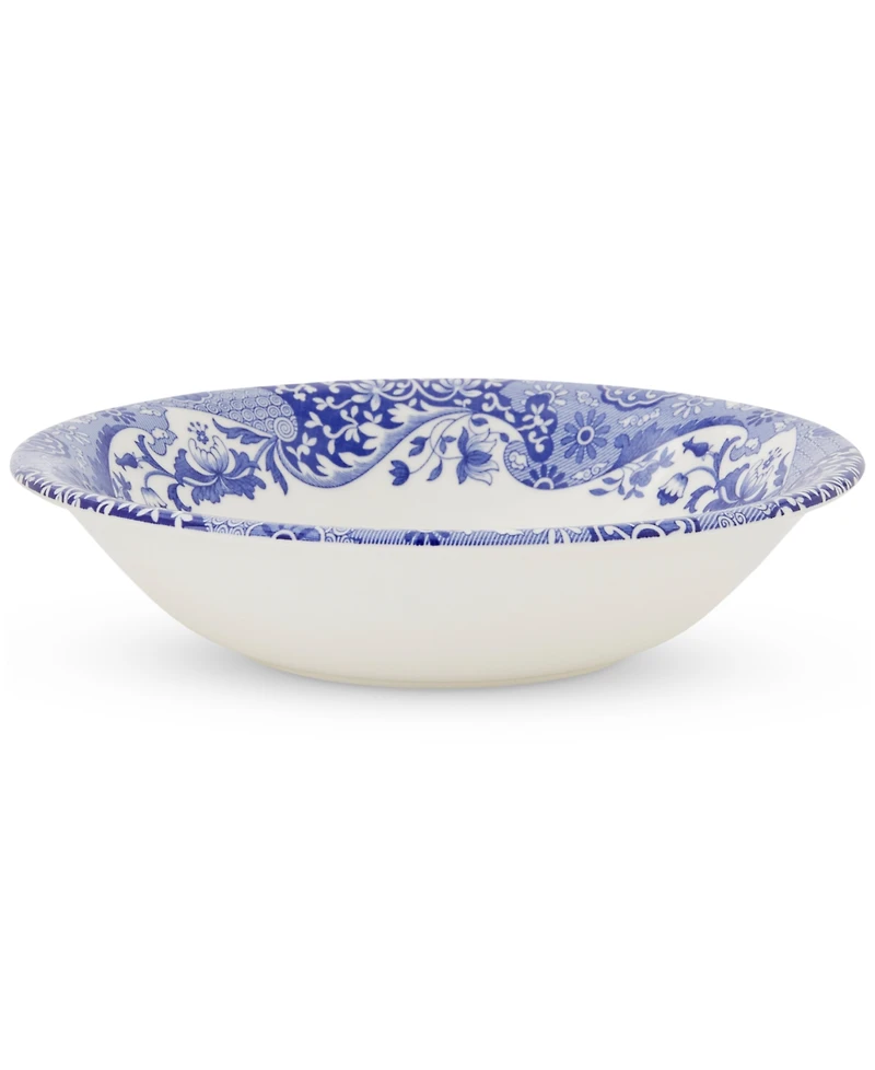 Spode Blue Italian Christmas Cereal Bowls, Set of 4
