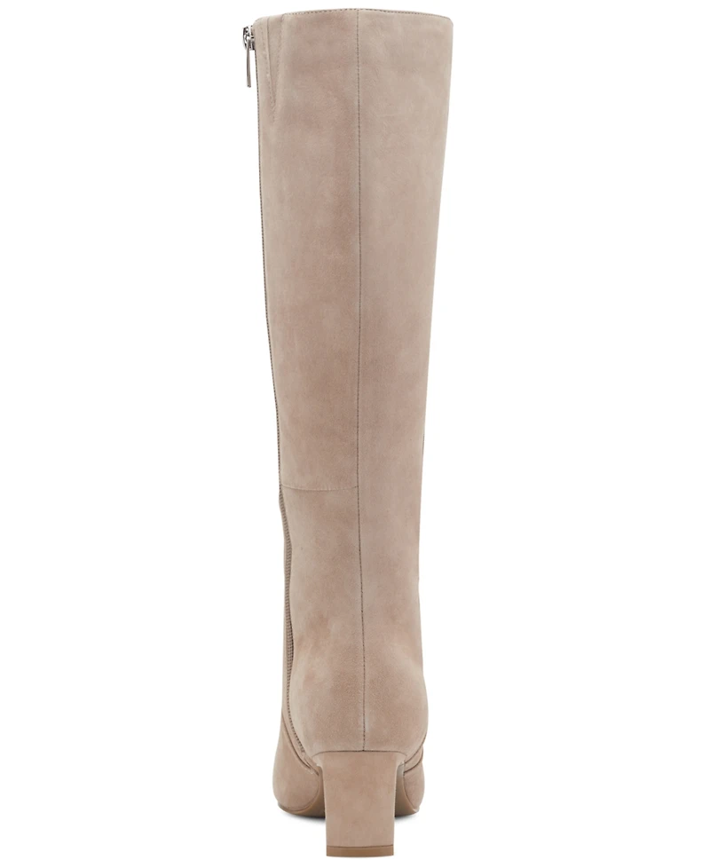 Rockport Women's Mabel Wide-Calf Suede Dress Boots