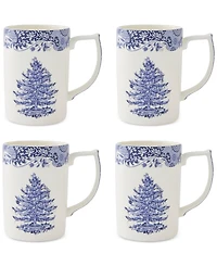 Spode Blue Italian Christmas 16 Pc. Dinnerware Set, Service for 4