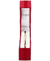 Macy's 14k Gold Polished Hinge Bangle Bracelet