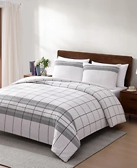 Tommy Hilfiger Brooklyn Heights Striped Cotton 3-Piece Comforter Set, Full/Queen