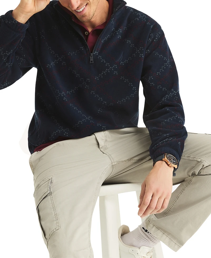 Nautica Men's Mock Neck Sweater
