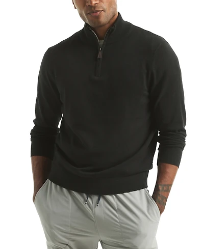 Nautica Men's Performance Quarter-Zip Sweater