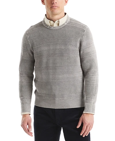 Nautica Men's Stonewashed Crewneck Sweater