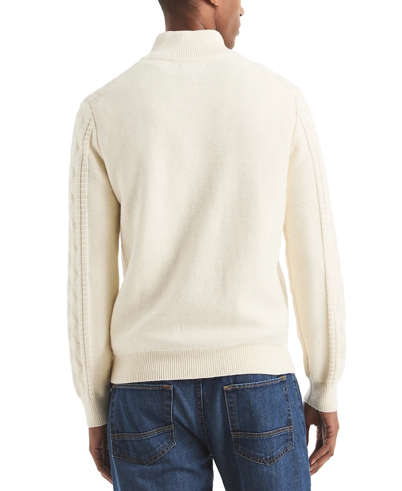 Nautica Men's Cable Long Sleeve Sweater