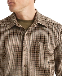 Nautica Men's Houndstooth Long Sleeve Shirt