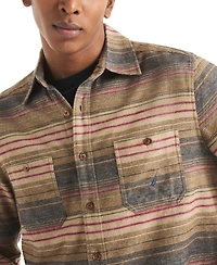 Nautica Men's Long Sleeve Striped Shirt