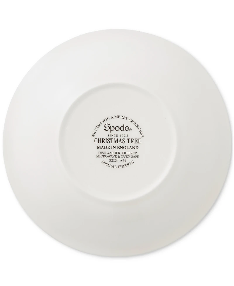 Spode Christmas Tree Large Cereal Bowls, Set of 4