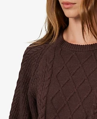 Sanctuary Women's Nomad Cable Popover Sweater
