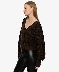 Sanctuary Women's Meow Long Sleeve Cardigan Sweater