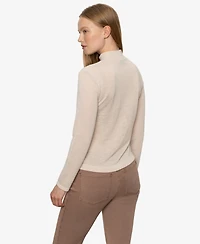 Sanctuary Women's Draped Mock Neck Top