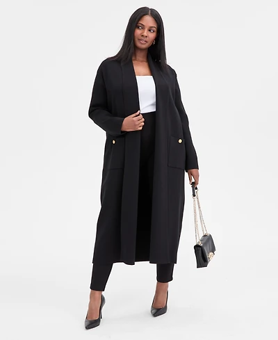 I.n.c. International Concepts Plus Size Structured Duster Cardigan, Macy's Exclusive
