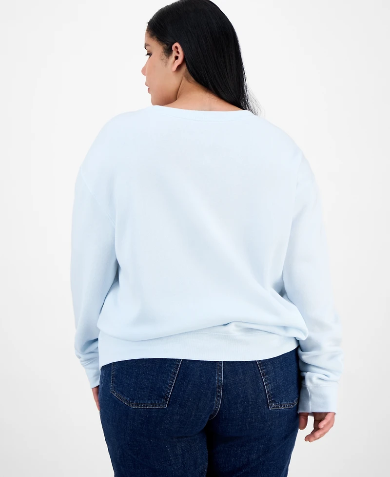 Disney Trendy Plus Stitch Holiday Crewneck Sweatshirt