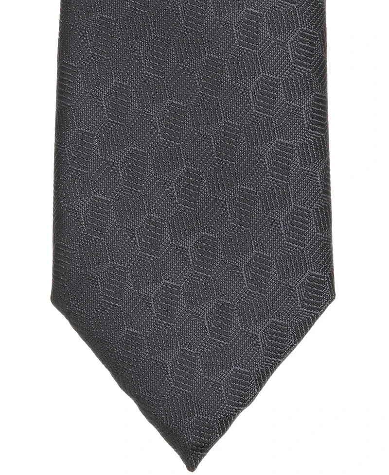 Alfani Men's Marigold Geo-Pattern Tie, Macy's Exclusive