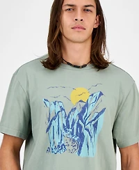 Sun + Stone Men's Short-Sleeve Cotton Colorado Graphic T-Shirt, Macy's Exclusive