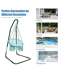 Akiudex adjustable hammock chair stand steel frame