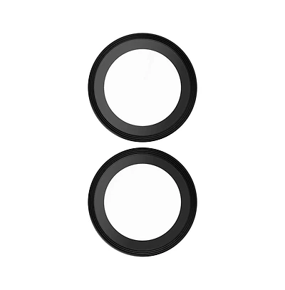 Case-Mate Aluminum Ring Camera Lens Glass Protector for Apple iPhone 16 / iPhone 16 Plus-Black