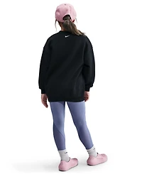 Nike Big Girls Sportswear Club Fleece Oversized Crewneck Sweatshirt