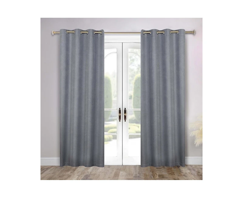 Superior Nyan 100% Blackout Machine Washable Curtains, Set of 2 Panels