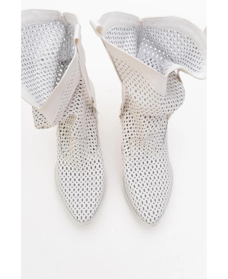 Prologue Shoes Larry Elasticated Block Heel Boot