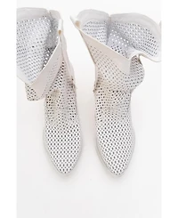 Prologue Shoes Larry Elasticated Block Heel Boot