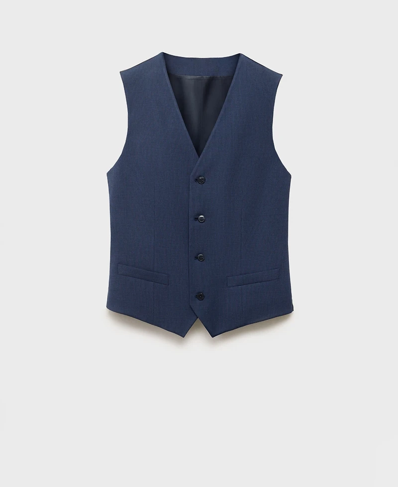Mango Men's Paris Super Slim-Fit Suit Vest
