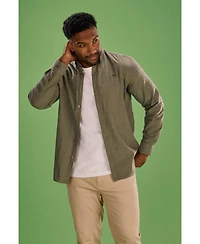 Raging Bull Men's Long Sleeve Linen Shirt