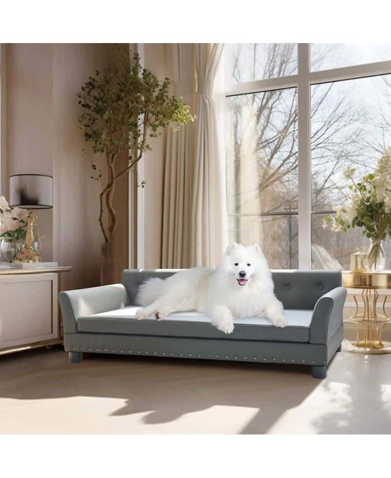 Bingopaw Xl Spacious Pet Bed Dog Cat Sofa Couch Cushion Puppy Lounge Anti Scratch/Wear