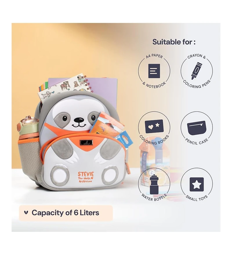 BabbleRoo Toddler Backpack for Boys and Girls Cooper the Cat with Leash