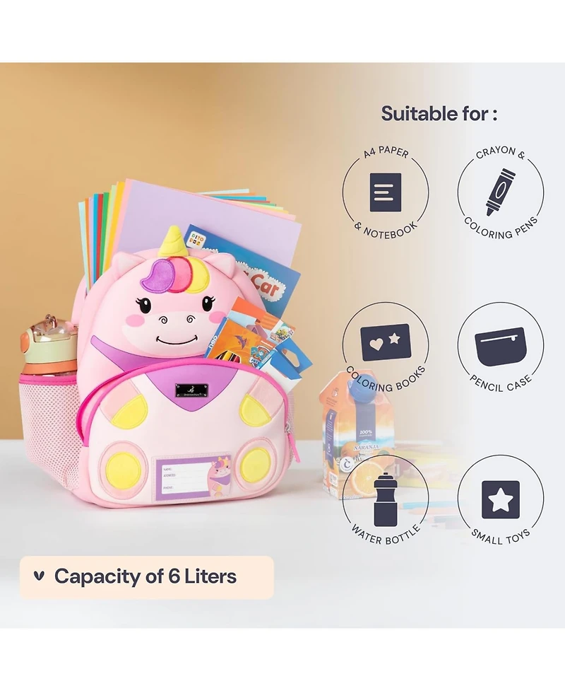 BabbleRoo Toddler Backpack for Boys and Girls Cooper the Cat with Leash