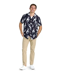 OppoSuits Men's Official GhostFace Hawaii Shirt - Halloween Themed Party Short Sleeve Multicolor