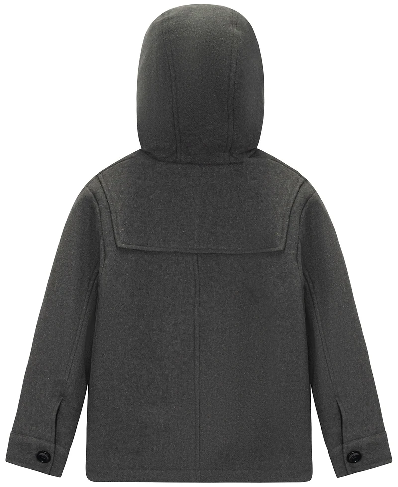 S Rothschild & Co Big Boys Faux Wool Hooded Jacket