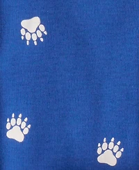 Carter's Toddler Boys Woodland Print Long-Sleeve Top and Snug Fit Pants Pajama, 4-Piece Set