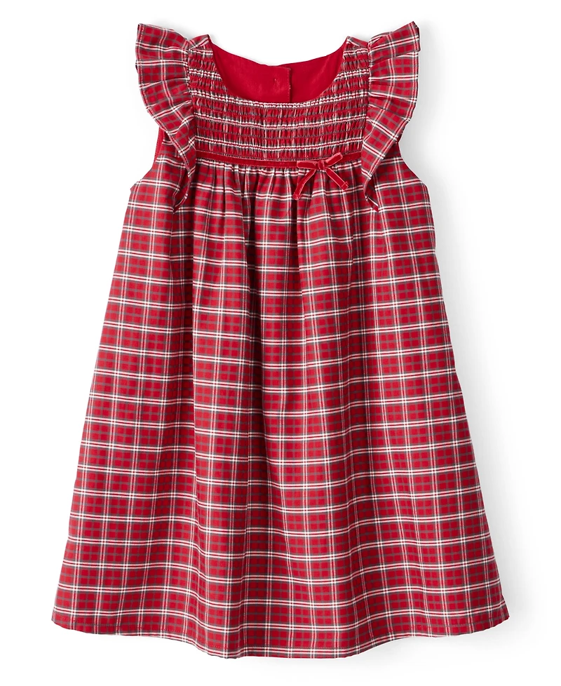 Carter's Toddler Girls Plaid Sleeveless Dress