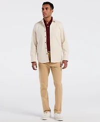 Original Penguin Men's Long Sleeve Garment Dyed Solid Shirt