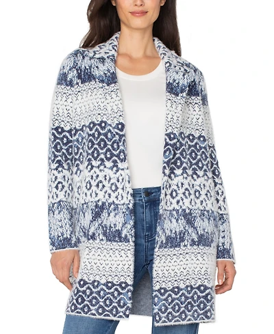 Liverpool Los Angeles Petite Open Front Coat Sweater