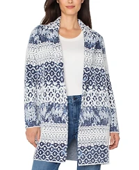 Liverpool Los Angeles Petite Open Front Coat Sweater