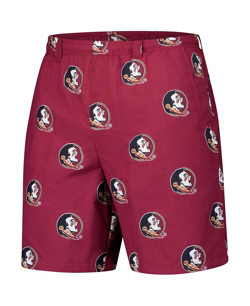 Columbia Men's Garnet Florida State Seminoles Pfg Backcast Iii Omni-Shade Shorts