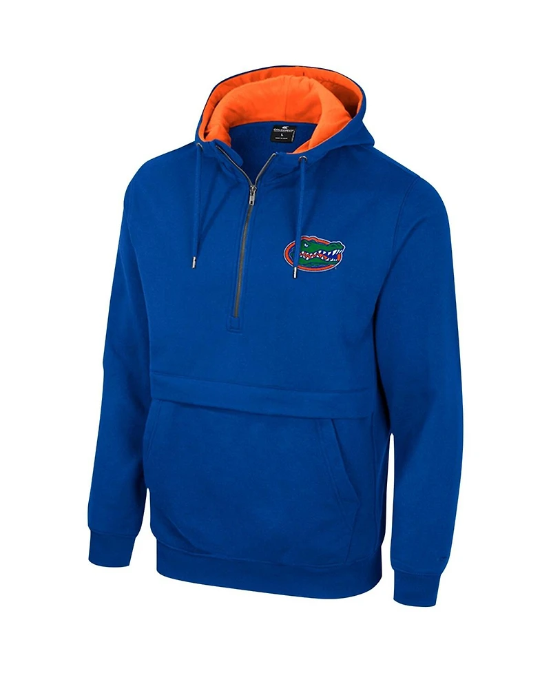 Colosseum Men's Royal Florida Gators Half-Zip Hoodie
