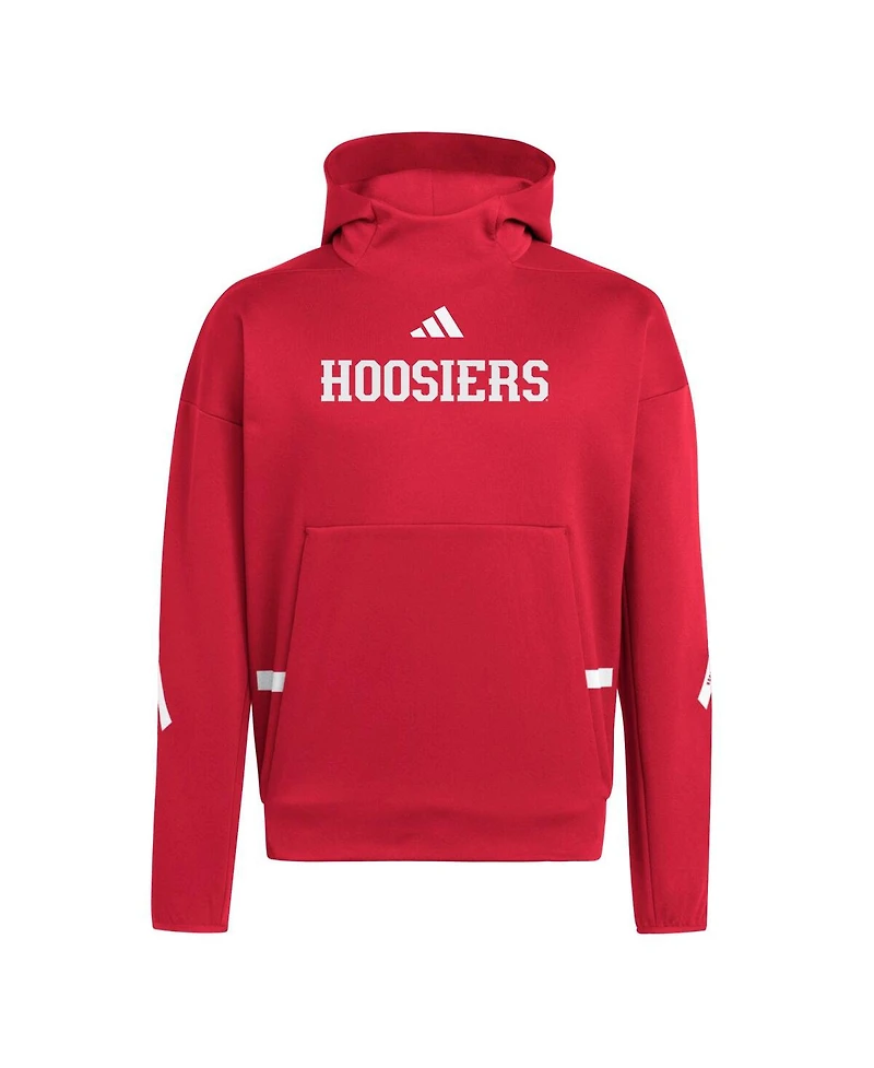 Adidas Men's Crimson Indiana Hoosiers Z.n.e. Pullover Hoodie