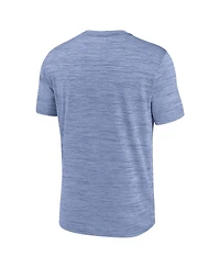Jordan Men's Carolina Blue North Tar Heels Campus Center Block Velocity Performance T-Shirt
