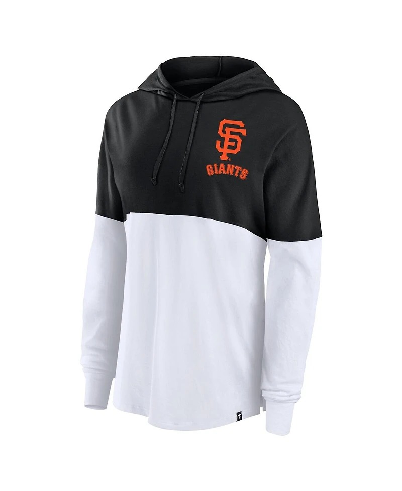Fanatics Women's Black/White San Francisco Giants Backup Option Pullover Hoodie