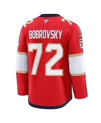 Fanatics Men's Sergei Bobrovsky Red Florida Panthers Premium Jersey