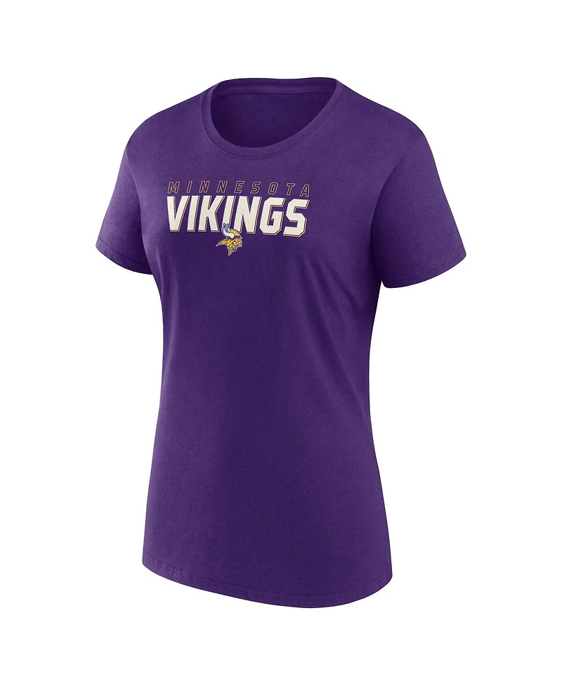 Logo Athletic Women's Purple Minnesota Vikings Lean T-Shirt