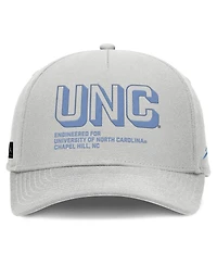 Jordan Men's Gray North Carolina Tar Heels 2025 Sideline Dust Pinched Rise Adjustable Hat