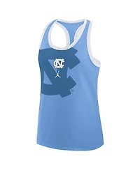 Jordan Women's Carolina Blue North Tar Heels Primetime Racerback Tri-Blend Tank Top