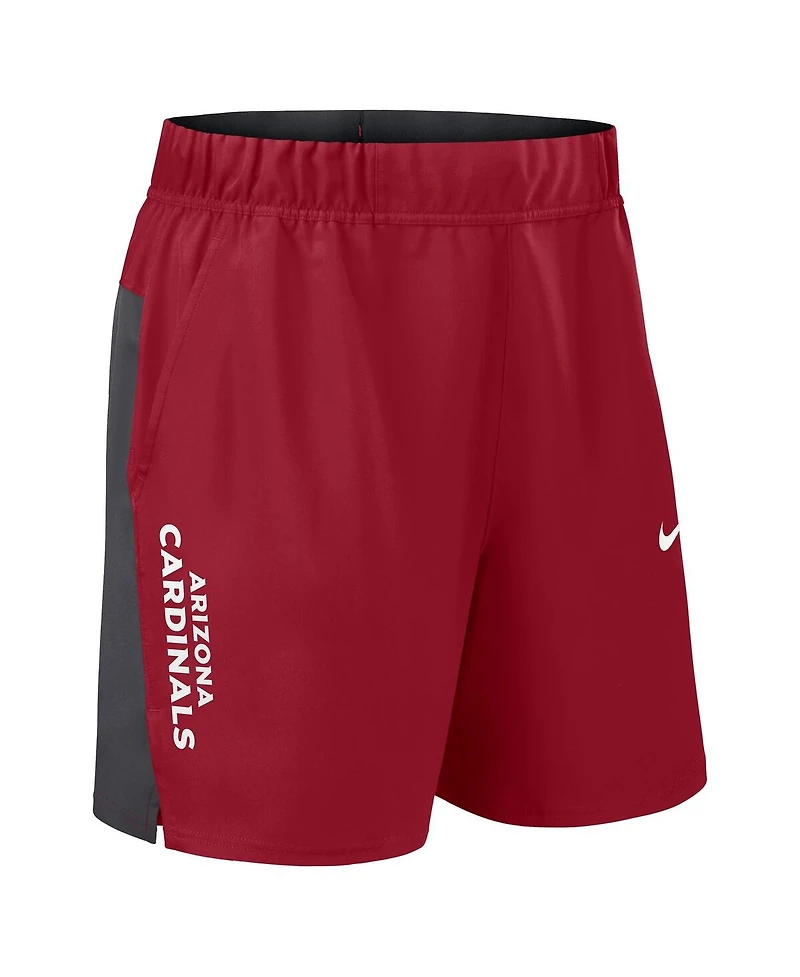 Nike Men's Cardinal Arizona Cardinals Woven Victory Performance Shorts