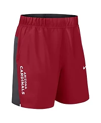 Nike Men's Cardinal Arizona Cardinals Woven Victory Performance Shorts